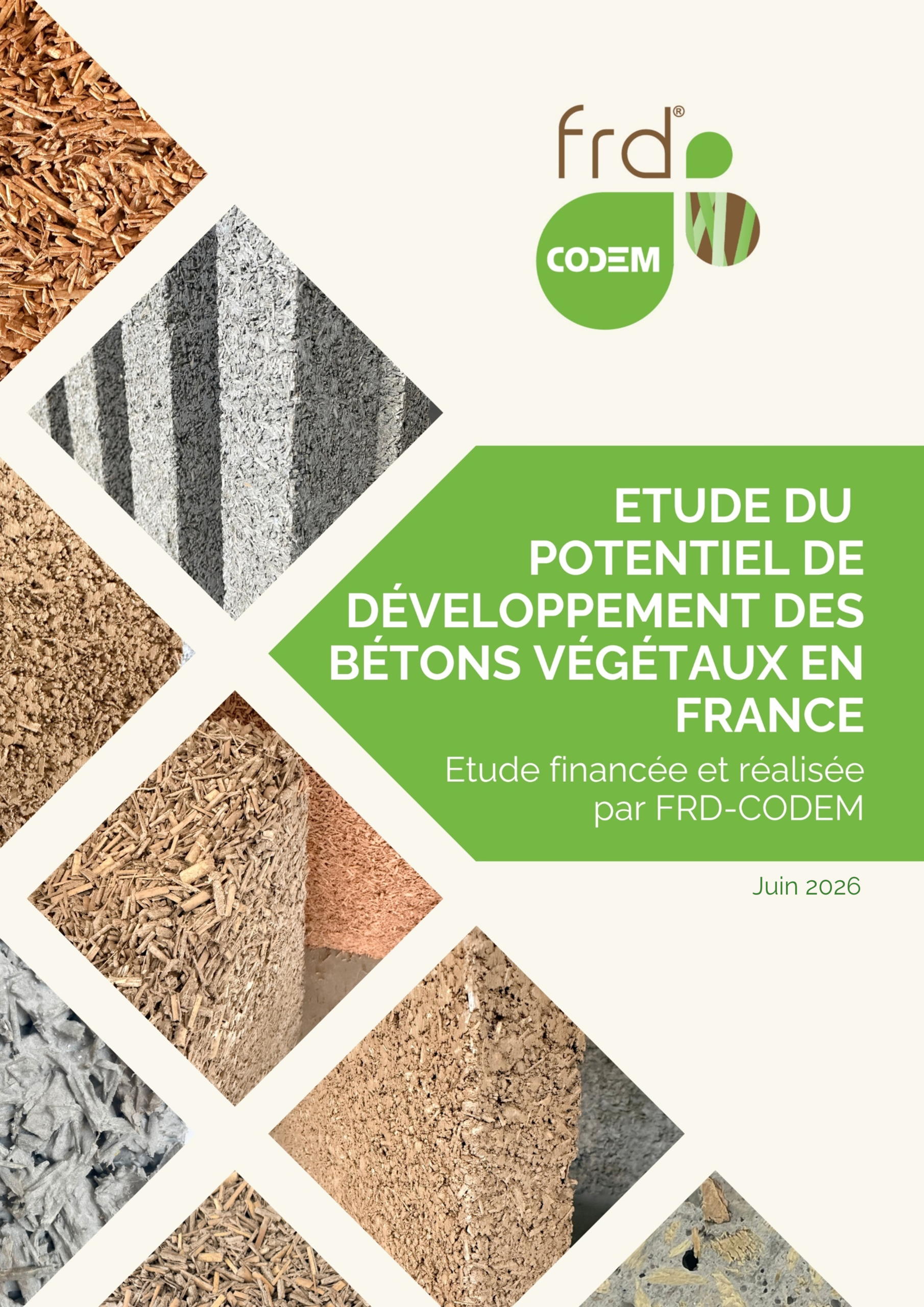 Etude du potentiel de développement des bétons végétaux en France